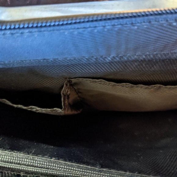 Flora Louis Leather Checkerboard Handbag Purse Excellent Black & White, Timeless - Picture 11 of 16